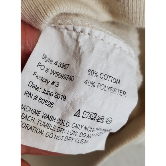 Volkswagon Code V Hoodie Sweatshirt Mens L Beige Green Camo Sleeves Fleece - Picture 7 of 11